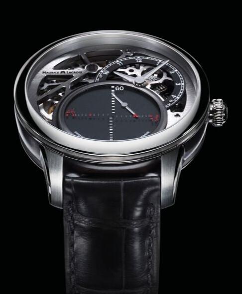 Maurice Lacroix Masterpiece Mysterious Seconds 43mm MP6558-SS001-095-1 Replica Watch